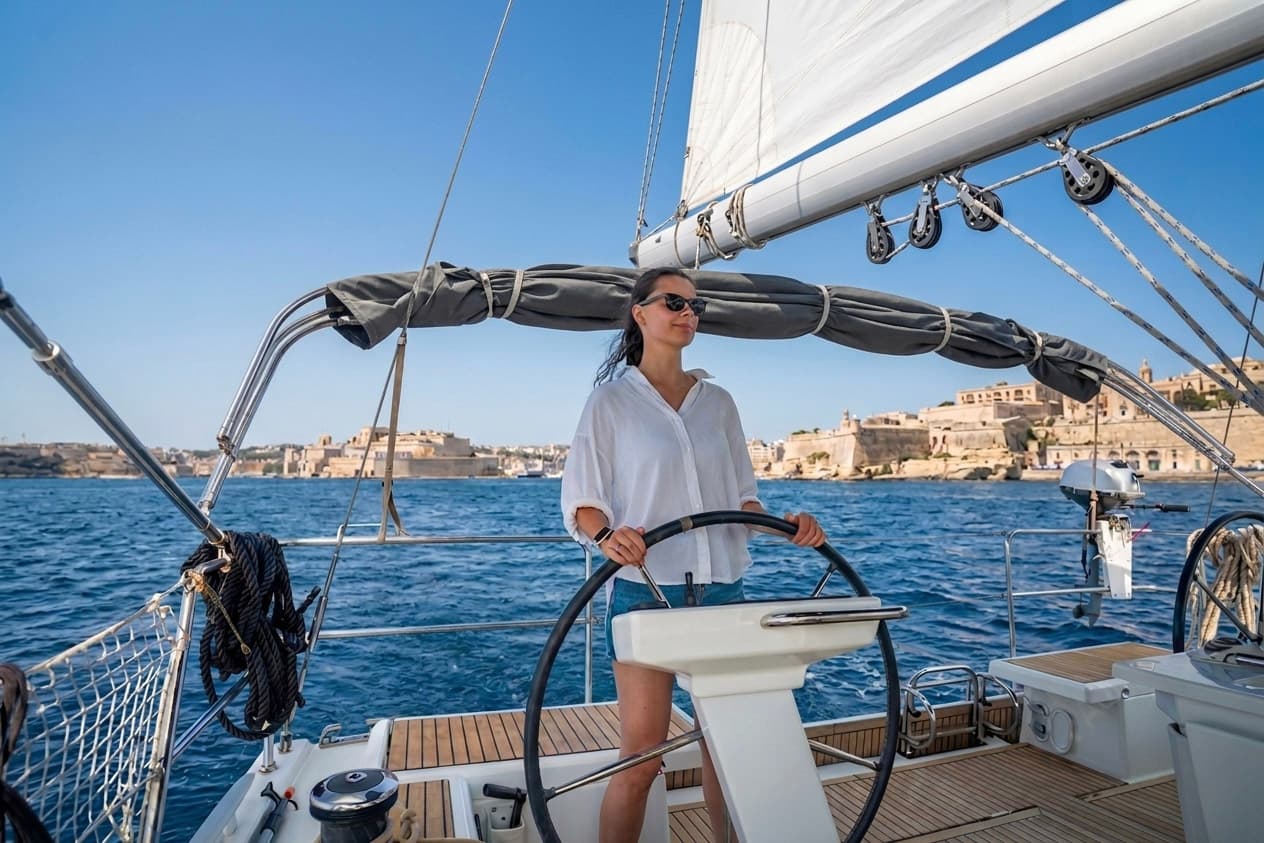 Sailing in Malta